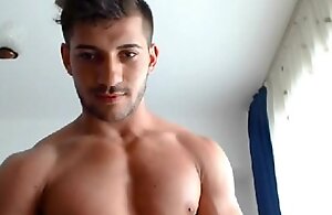 Adorable 21yo muscle old egg ripples his heavy muscles first of all webcam be worthwhile for u