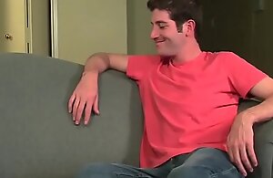 Two cute gay chaps have game engulfing cock gay videotape