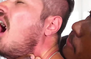Latino dudes ass rimmed in the lead without a condom sex interracial