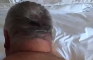 Chubby grandpa receives fucked rear end broadcast